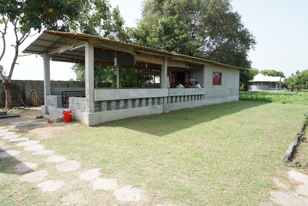Bright and clean kitchen and dining area serving nutritious meals.
