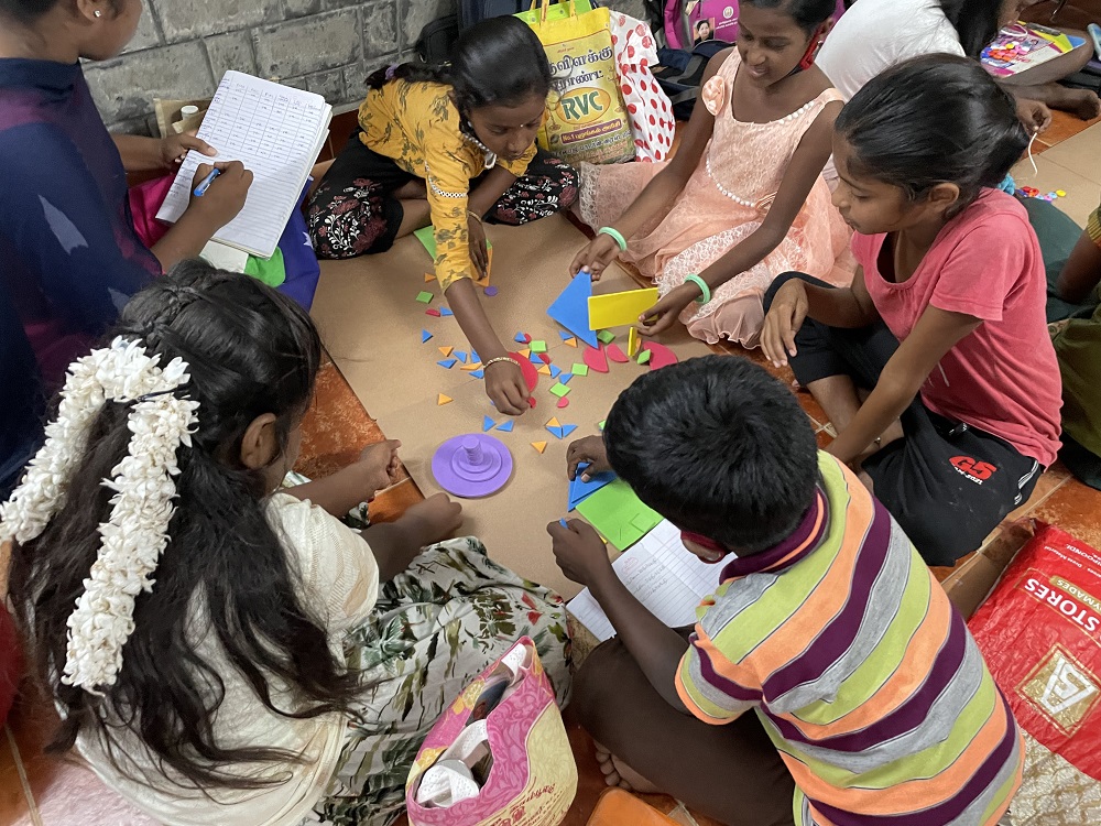 Local farmers and students practicing sustainable farming at Polagam Foundation